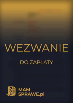 wezwanie do zapłaty